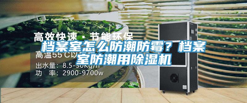 檔案室怎么防潮防霉？檔案室防潮用除濕機