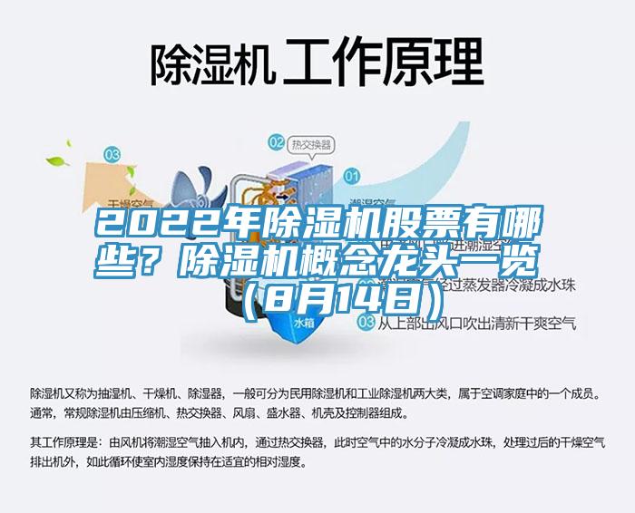 2022年除濕機(jī)股票有哪些？除濕機(jī)概念龍頭一覽（8月14日）