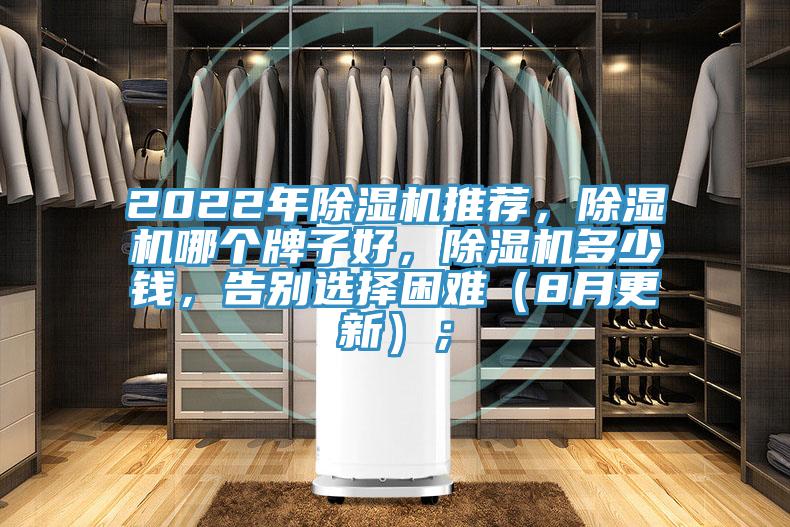 2022年除濕機推薦，除濕機哪個牌子好，除濕機多少錢，告別選擇困難（8月更新）；