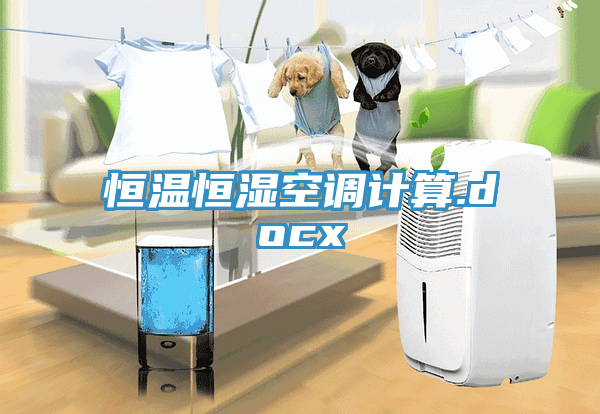 恒溫恒濕空調(diào)計算.docx