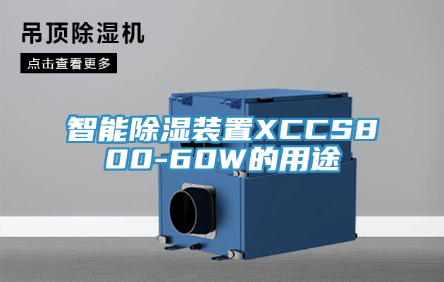 智能除濕裝置XCCS800-60W的用途