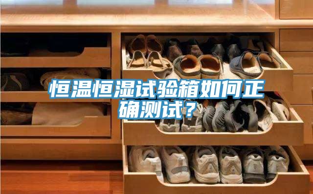 恒溫恒濕試驗(yàn)箱如何正確測(cè)試？