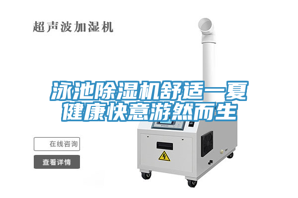 泳池除濕機舒適一夏健康快意游然而生