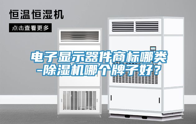 電子顯示器件商標(biāo)哪類(lèi)-除濕機(jī)哪個(gè)牌子好？