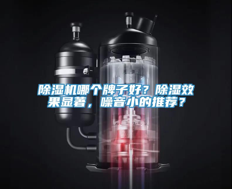 除濕機哪個牌子好？除濕效果顯著，噪音小的推薦？