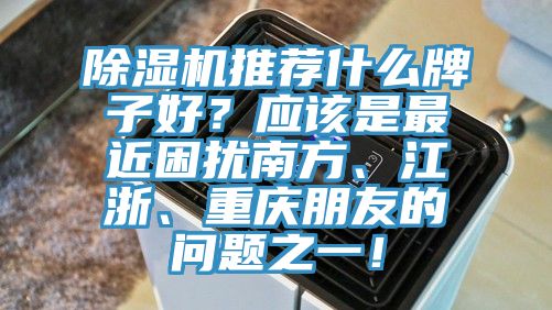 除濕機推薦什么牌子好？應(yīng)該是最近困擾南方、江浙、重慶朋友的問題之一！