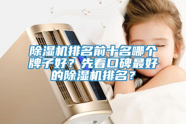 除濕機排名前十名哪個牌子好？先看口碑最好的除濕機排名？